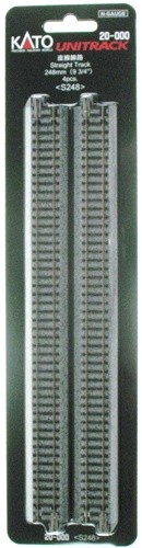 Binario dritto 248mm 4pz - binario,