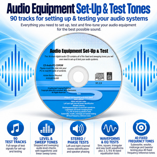 Audio equipment set test - equipment,