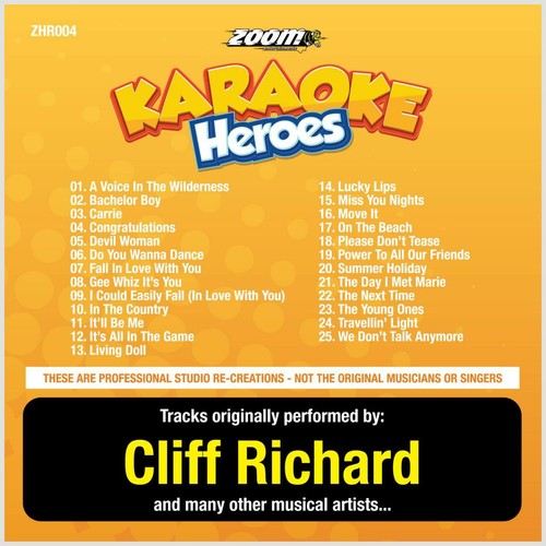 Cliff richard karaoke - karaoke, cdg
