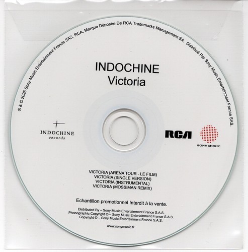 Indochine victoria 4 tracks - indochine,